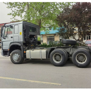 รถบรรทุกหัวลากมือสอง Sinotruk Howo 6x4 ดีเซล เกียร์ออโต้ พวงมาลัยซ้าย กล้องมองหลัง สำหรับงานขนส่งในเหมือง รับน้ำหนัก 31-40 ตัน ขาย - Product Image 6
