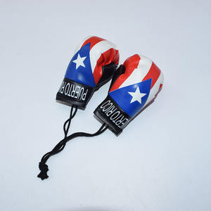 Venta al por mayor Países Bandera Guante de boxeo Colgante Llavero Jamaica Lituania México América Bandera Guante de boxeo Llavero - Product Image 4