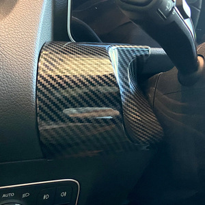 Mercedes-Benz Dashboard Air Vent Cover Carbon Pattern ABS Adhesive Fitment W247 H247 2020 Models - Product Image 4