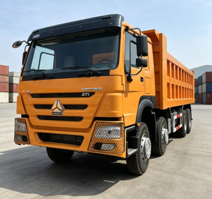 Camion benne d'occasion SINOTRUK HOWO 8x4 371HP Euro 2, 16 tonnes, pour <span class=keywords><strong>transport</strong></span> lourd général - Product Image 1