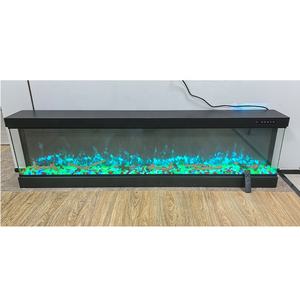 Chimeneas eléctricas de troncos reales, manto independiente con Control remoto para Hotel doméstico para sala de estar, funcionamiento en inglés - Product Image 4