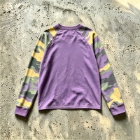 T-shirt décontracté anti-rétrécissement à col rond et manches longues, broderie patchwork, style hip-hop, coupe ample, streetwear respirant – Nouveauté fournisseur