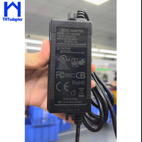 Adaptateur YHY 110-220V AC 12V 3.5A 42W, alimentation DC à découpage, prise C8, câble de 1,2m, prise DC 5,5x2,1mm, certifié CE//cUL