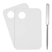Applicateur de vernis à ongles populaire de spatule de fond de teint de mélange de soins de beauté d'acier inoxydable dans l'utilisation cosmétique de mini sac