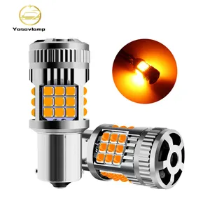 Yosovlamp-bombillas LED Canbus BAU15S T20 P21W p13w PY21W, ventilador de refrigeración hiperflash, luz de estacionamiento de señal de giro, 3030, 3535, 36smd, led