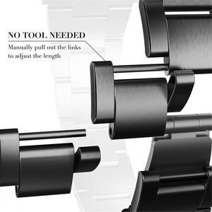 Aucun outil nécessaire <span class=keywords><strong>Bracelet</strong></span> en <span class=keywords><strong>acier</strong></span> inoxydable <span class=keywords><strong>Bracelet</strong></span> réglable pour <span class=keywords><strong>Apple</strong></span> <span class=keywords><strong>Watch</strong></span> 8 7 49mm iWatch Serie <span class=keywords><strong>SE</strong></span> 41/45mm 44/40mm <span class=keywords><strong>Bracelet</strong></span> de montre - Product Image 3