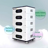 Centrale électrique domestique tout-en-un Onduleurs électriques 10kW Batterie LiFePO4 51.2V 100Ah 200Ah Batterie de stockage solaire et onduleurs