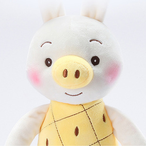 Nuevo diseño personalizado encantador suave animales de peluche de cerdo y conejo bebé juguetes de peluche personalizado etiquet - Product Image 6