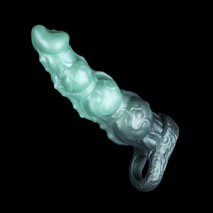 YC-2503 Precio de Fábrica Funda de Silicona Reutilizable con Diseño de Dragón, Extensor de Pene, Funda para Clítoris, Condón Masculino - Product Image 5