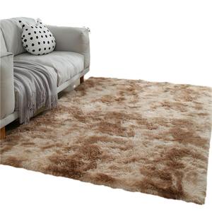 Tapis rectangulaire moderne à poils longs 4,5 cm, antidérapant, pour salon, chambre, revêtement de sol, lavable en machine, décoration intérieure - Product Image 1