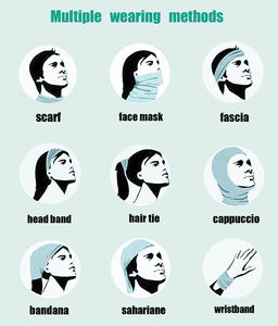 Diseño personalizado microfibra sin costuras <span class=keywords><strong>Bandana</strong></span> tubo suave y cómodo cuello polaina deportes al aire libre cuello polaina - Product Image 6