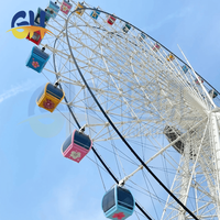 Fabricant de manèges de parc d'attractions de 65m Grande roue d'attraction foraine à vendre