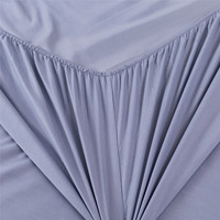 Ensemble de draps confortables Ensemble de draps brodés Ensemble de literie d'hôtel à double brosse