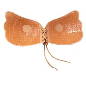 I-0125 Factory Wholesale <b>Strapless</b> Self Adhesive Invisible Push-up <b>Bra</b> with Strap for Evening Party Dresses Undedwear - Product Image 5