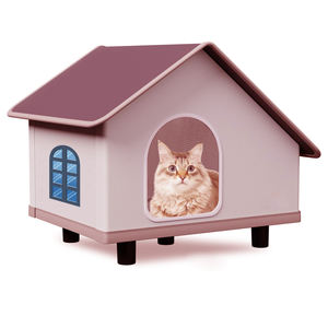 Уличный отапливаемый домик для домашних животных, изолированный приют для кошек, бродячих и бродячих кошек - Product Image 5