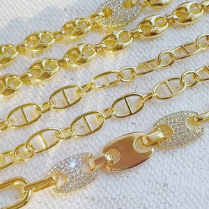 สร้อยคอแบบโซ่เชื่อมต่อรูปบิตม้าแบบคลาสสิก - Product Image 5