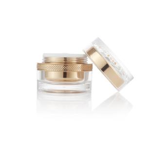 Mỹ Phẩm Lady Bao Bì 15 Gam/30 Gam/50Ml/100Ml Acrylic Sang Trọng Vàng Rỗng Lotion Chai Và Kem Jar/Container Bởi Kinpack - Product Image 5