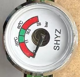 อุปกรณ์เสริมสำหรับเครื่องดับเพลิง เกจวัดแรงดันน้ำดับเพลิง - Product Image 6