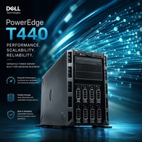 Tour de serveur T440 en gros avec processeur Intel Xeon, châssis 2 sockets, solution de stockage SAS SATA 8-16 baies, tour réseau en stock