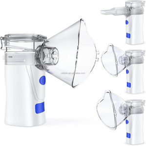 Mesin <span class=keywords><strong>Nebulizer</strong></span> <span class=keywords><strong>Mini</strong></span> Genggam untuk Dewasa dan Anak-Anak dengan Fungsi Pembersihan Otomatis, Dapat Diisi Ulang via USB, Kebisingan Rendah 50dB, Cocok untuk Perjalanan dan Rumah - Product Image 1