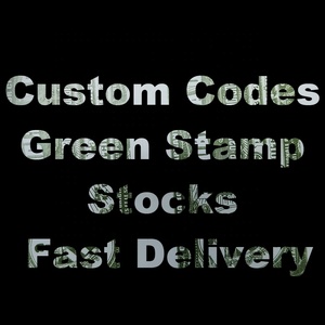 Étiquettes de cigares cubains vintage, étiquette de boîte à cigares de garantie, garantie verte avec codes-barres, sceaux verts, stocks pour scellage - Product Image 2