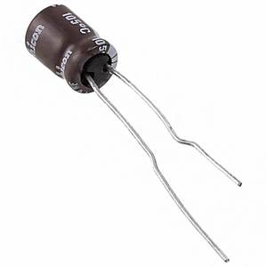 UTT1V100MDD1TE Proveedores Originales de Componentes Electrónicos Condensadores Electrolíticos de Aluminio 10uF ±20% 35V de Montaje Pasante - Product Image 1