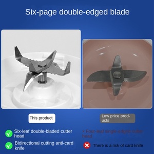 Exprimidor eléctrico portátil de fabricante directo, para el hogar licuadora de cocina pequeña, hoja de acero inoxidable, alimentación USB en español para - Product Image 2