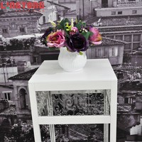 Présentoir Colonne en Alliage d'Aluminium Moderne et Durable, Support de Plantes Pliable pour Intérieur, Étagère à Fleurs Personnalisable