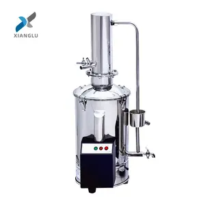 Aparelho de destilação a vapor em aço inoxidável, destilador elétrico automático de água de 5 litros