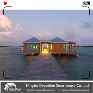 Deepblue Smart house EU/USA/NZ/AU Standard Überwasser Fertighaus Leicht stahl konstruktion Haus Holz bungalow Luxus Resort Hotel - Product Image 2