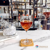 Verre à vin à long pied en acrylique SAN et Tritan MS, 340 ml, sans BPA, en plastique, coloré