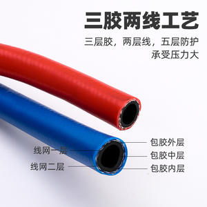 Tuyau en caoutchouc Tuosen 10 mm, double couleur, haute pression, pour oxygène et acétylène, usage industriel, pour soudage et découpe - Product Image 4