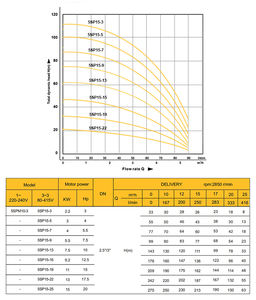 <span class=keywords><strong>Pompe</strong></span> à eau submersible pour puits profond, série 5SP15, 15 m3/h, acier inoxydable, 100 m, 200 m, 250 m, 300 m, prix des pompes pour puits profonds - Product Image 6