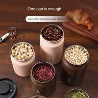 Commander directement 900ml cuisine en acier inoxydable 316 bocal scellé sous vide résistant à la lumière de qualité alimentaire conteneur alimentaire en grains de café durable