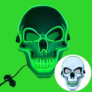 <span class=keywords><strong>Masque</strong></span> Cosplay à lumière LED Offre Spéciale pour les fêtes de fin d'année d'Halloween et de Diwali pour les décorations et les cadeaux - Product Image 4
