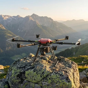 Drone de transport industriel Id‑20, capacité de charge de 20 kg, cadre en carbone et aluminium, portée de 10 km, pour projets de livraison et d'arpentage - Product Image 2