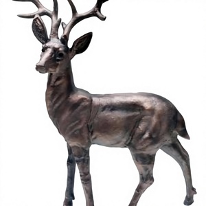 Decorative Metal Reindeer Statue Durable Customizable Size & Designs Bronze Deer <b>Animal</b> Sculpture <b>Garden</b> Decoration Supplies - Product Image 1