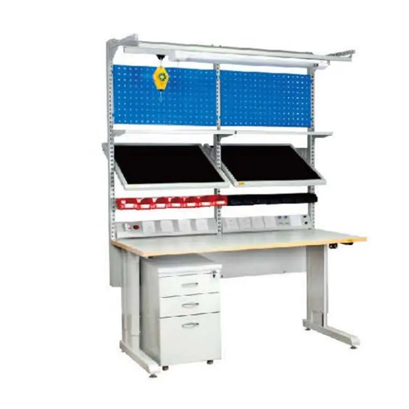 Electronic work table for mobile phone repairing