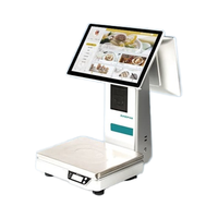 Báscula de Pesaje POS de Grado Industrial con Pantalla Táctil, Sistema Operativo Windows/Android, Impresora Térmica, Impresión de Etiquetas de Código de Barras