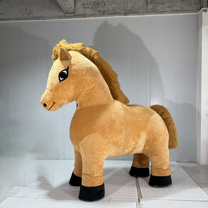 Eye Catching High Quality Giant Inflatable Cartoon <strong>Horse</strong> <strong>Mascot</strong> <strong>Costume</strong> for Street Advertising Decoration - Product Image 1