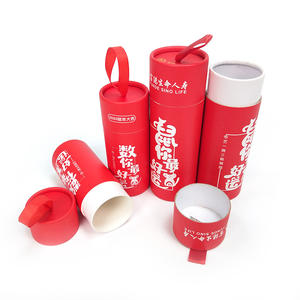 Emballage de boîte-cadeau cylindrique en carton écologique personnalisé, emballage de luxe pour thé en vrac de qualité alimentaire, tube en papier kraft - Product Image 4