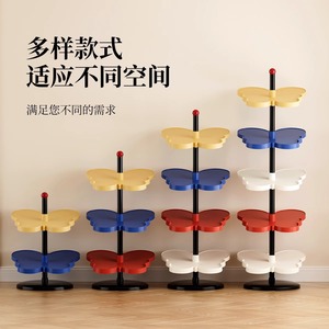 Dopamine Butterfly <b>Shoe</b> <b>Rack</b> Multi Layer Revolving Freestanding Plastic Entryway Home Use Childrens <b>Shoe</b> <b>Storage</b> - Product Image 5