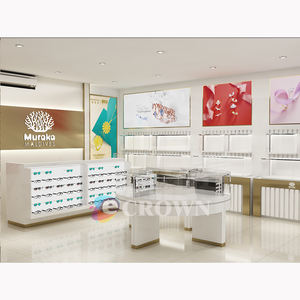 <strong>Conlin</strong> Big Porjewelry Market Stall Wooden Optical Stall Shop Design for Sale OEM - Product Image 6