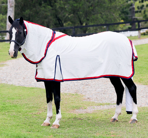 Fashionable Horse Summer Sheets With Cooling Mesh Panels And Photostable Fabric Resisting Fading Under Sun - Product Image 5