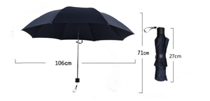 <span class=keywords><strong>Parapluie</strong></span> d'affaires 10 baleines, pliant en trois sections, renforcé, résistant <span class=keywords><strong>au</strong></span> <span class=keywords><strong>vent</strong></span>, imperméable, <span class=keywords><strong>mini</strong></span> <span class=keywords><strong>parapluie</strong></span>, logo personnalisé M501 - Product Image 6
