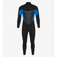 Combinaison de plongée en néoprène imprimé respirant 2/3 mm avec fermeture éclair sur la poitrine, entièrement thermique, antidérapante, imperméable, pour le surf et la plongée, avec genouillères