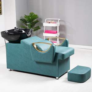 Sillón de Peluquería con Terapia Capilar, Cama de Champú con Lavabo de Cerámica, Suministro de Fábrica al por Mayor - Product Image 4