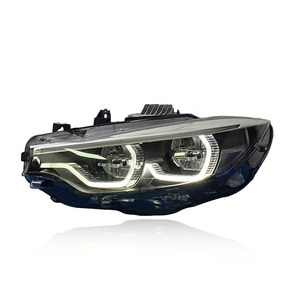 SJC Auto V2 Headlights for 4 <b>Series</b> F32 F36 F80 F82 Dual-Color Front 13-20 Modified LED Yellow/White DRL Switch for M4 F32 H - Product Image 2