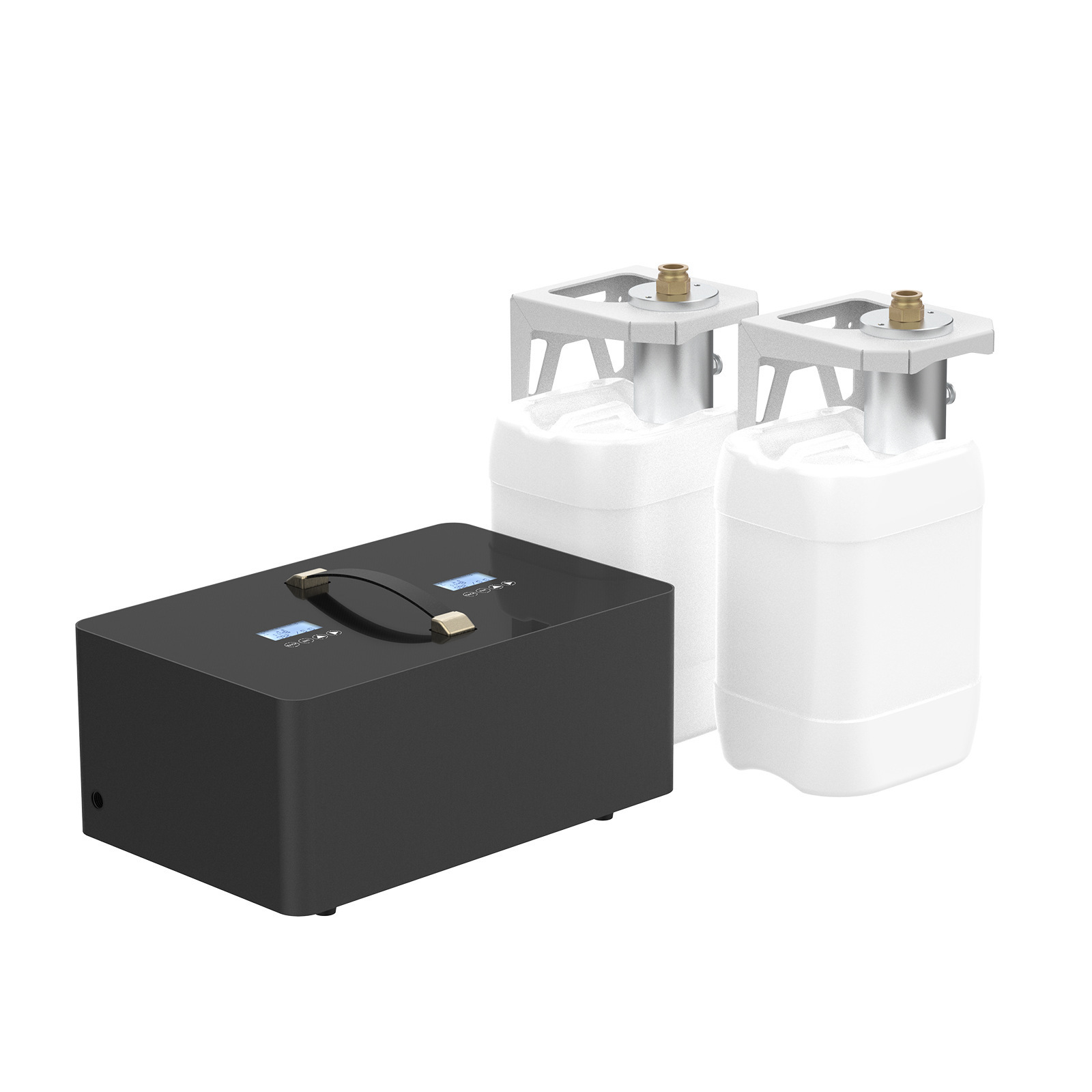 Black dual-pump, dual-bottle independent control [Bluetooth & Wi-Fi]