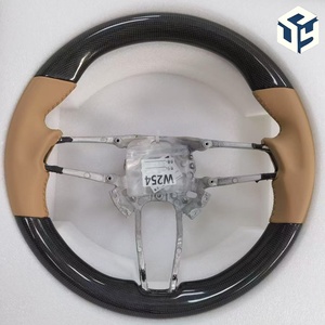 Volante Porsche de cuero completo actualizado para modelos Panamera <span class=keywords><strong>Cayenne</strong></span> <span class=keywords><strong>Macan</strong></span> Cayman Boxster Taycan 918 911 981 718 958 - Product Image 5